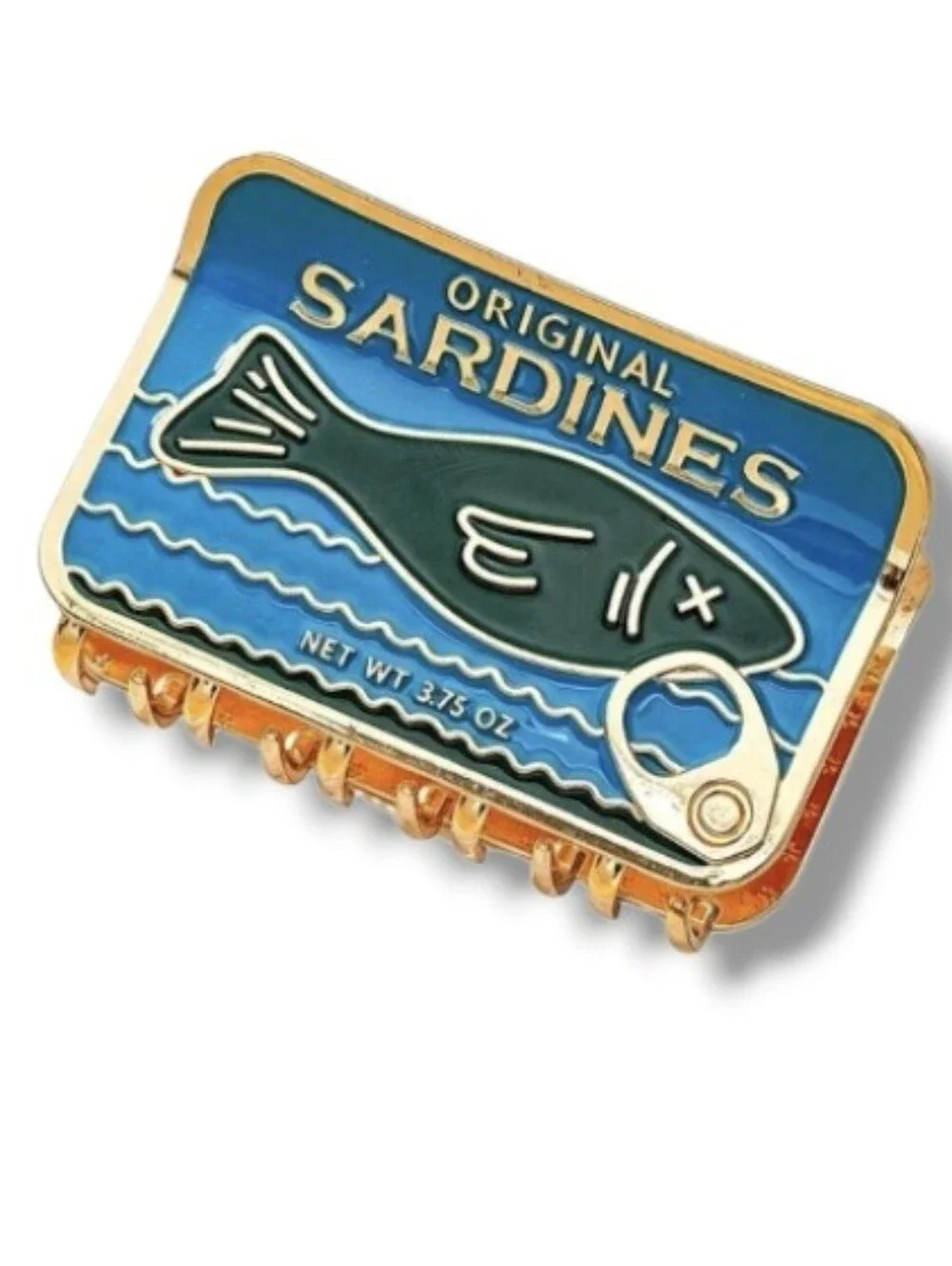 New!  Sardine Tin Hair Claw Clip – NWOT 1055